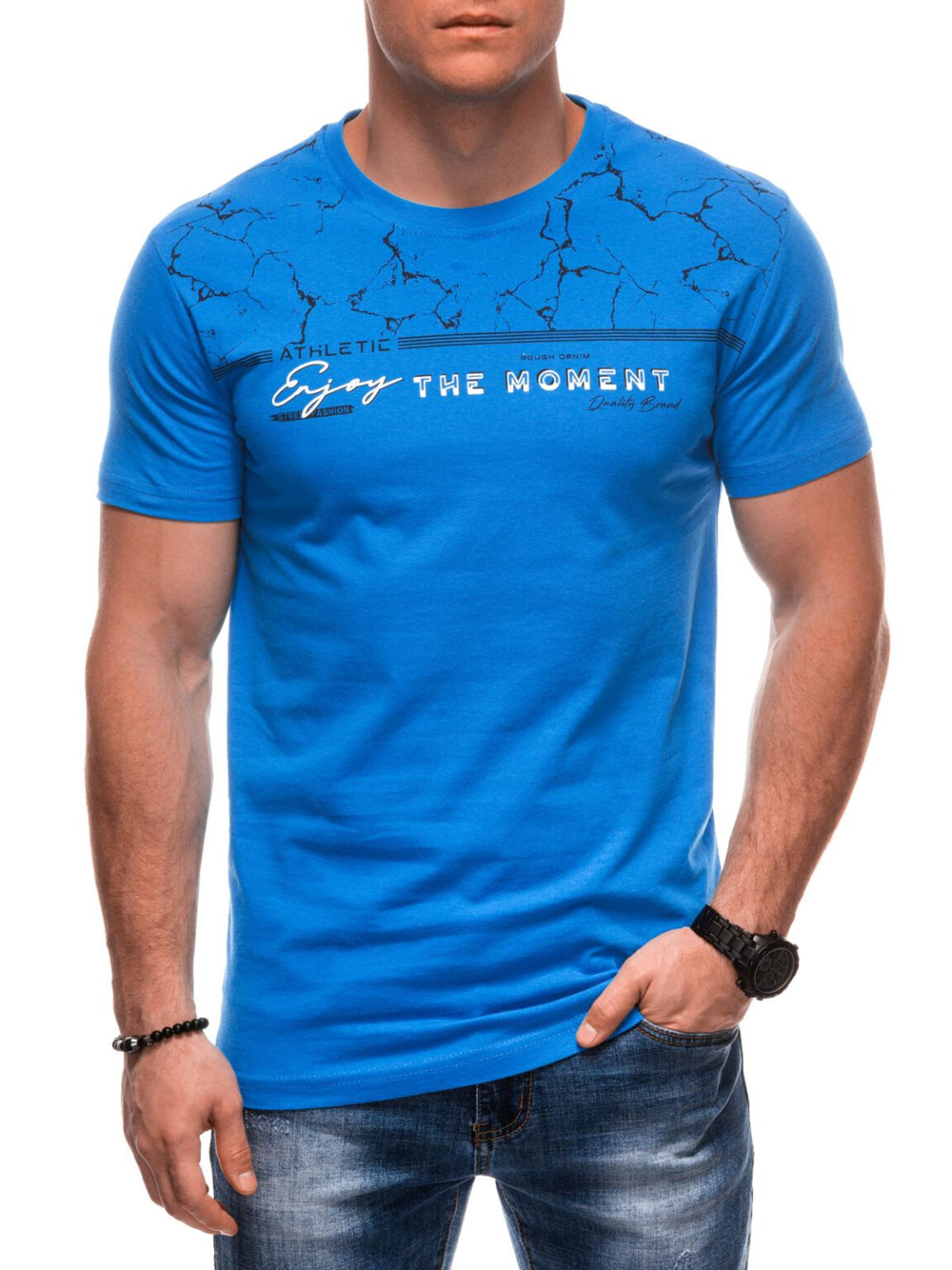 Edoti Men's printed t-shirt