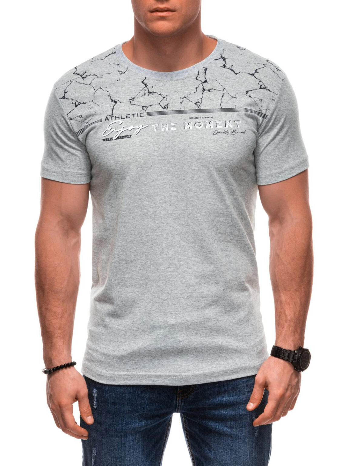 Edoti Men's printed t-shirt