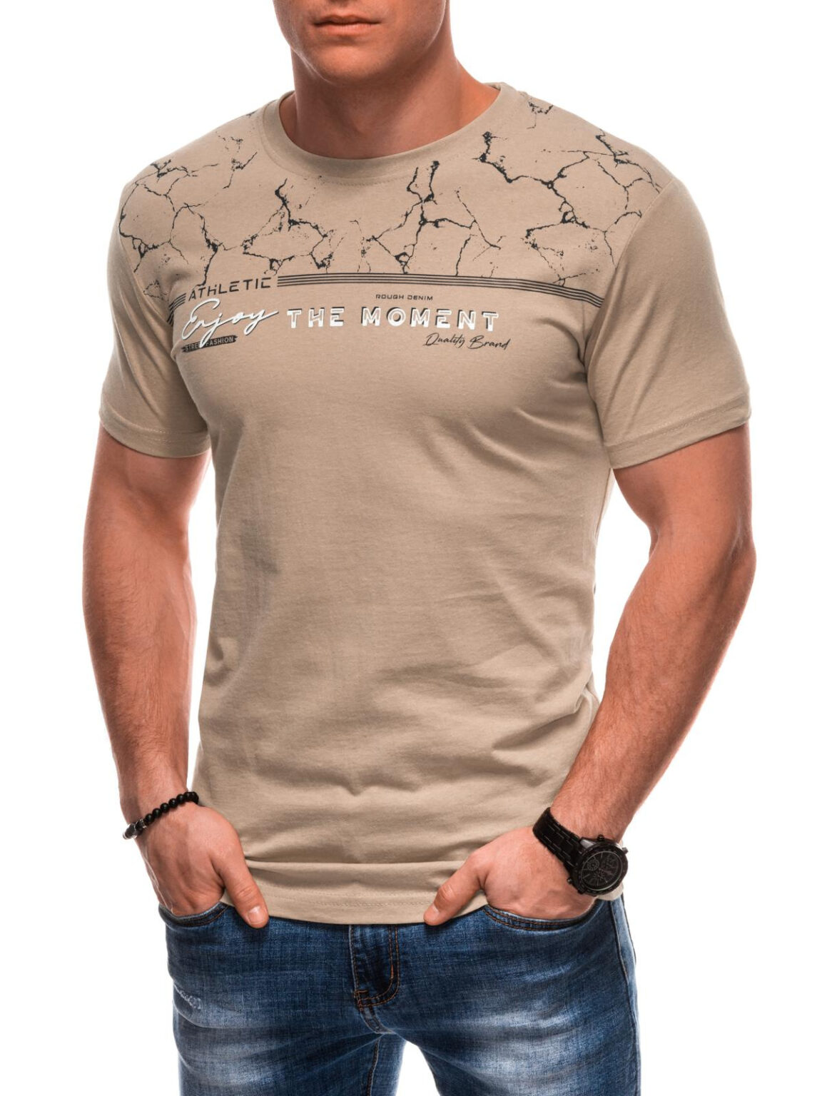 Edoti Men's printed t-shirt