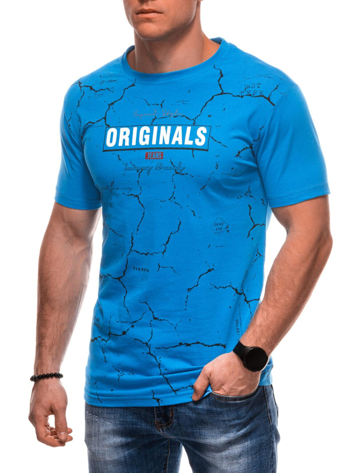 Edoti Men's printed t-shirt
