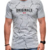 Edoti Men's printed t-shirt