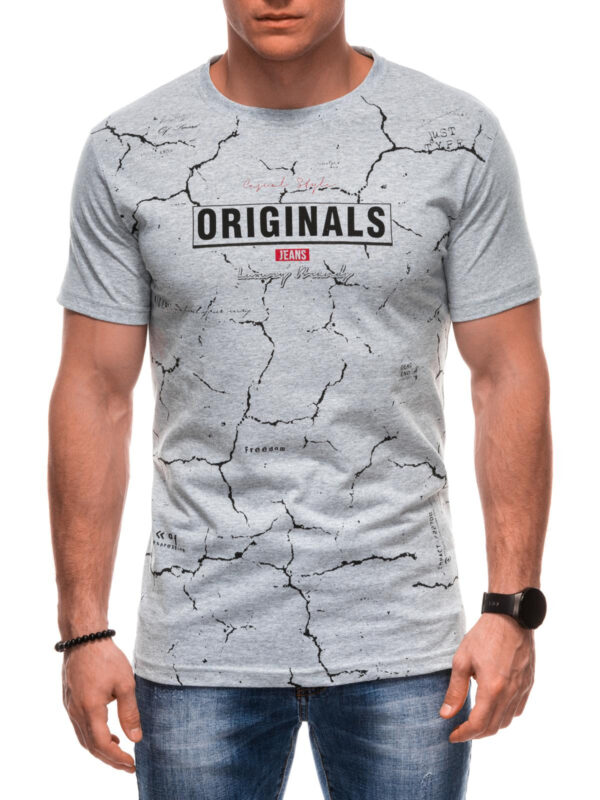 Edoti Men's printed t-shirt