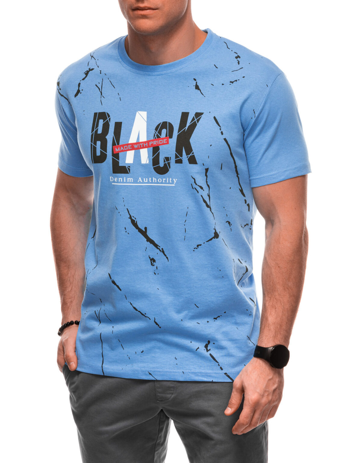 Edoti Men's printed t-shirt
