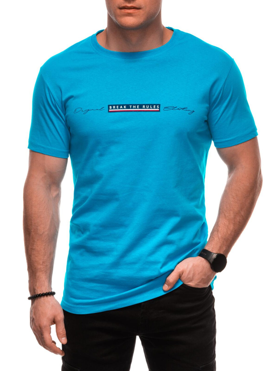 Edoti Men's printed t-shirt