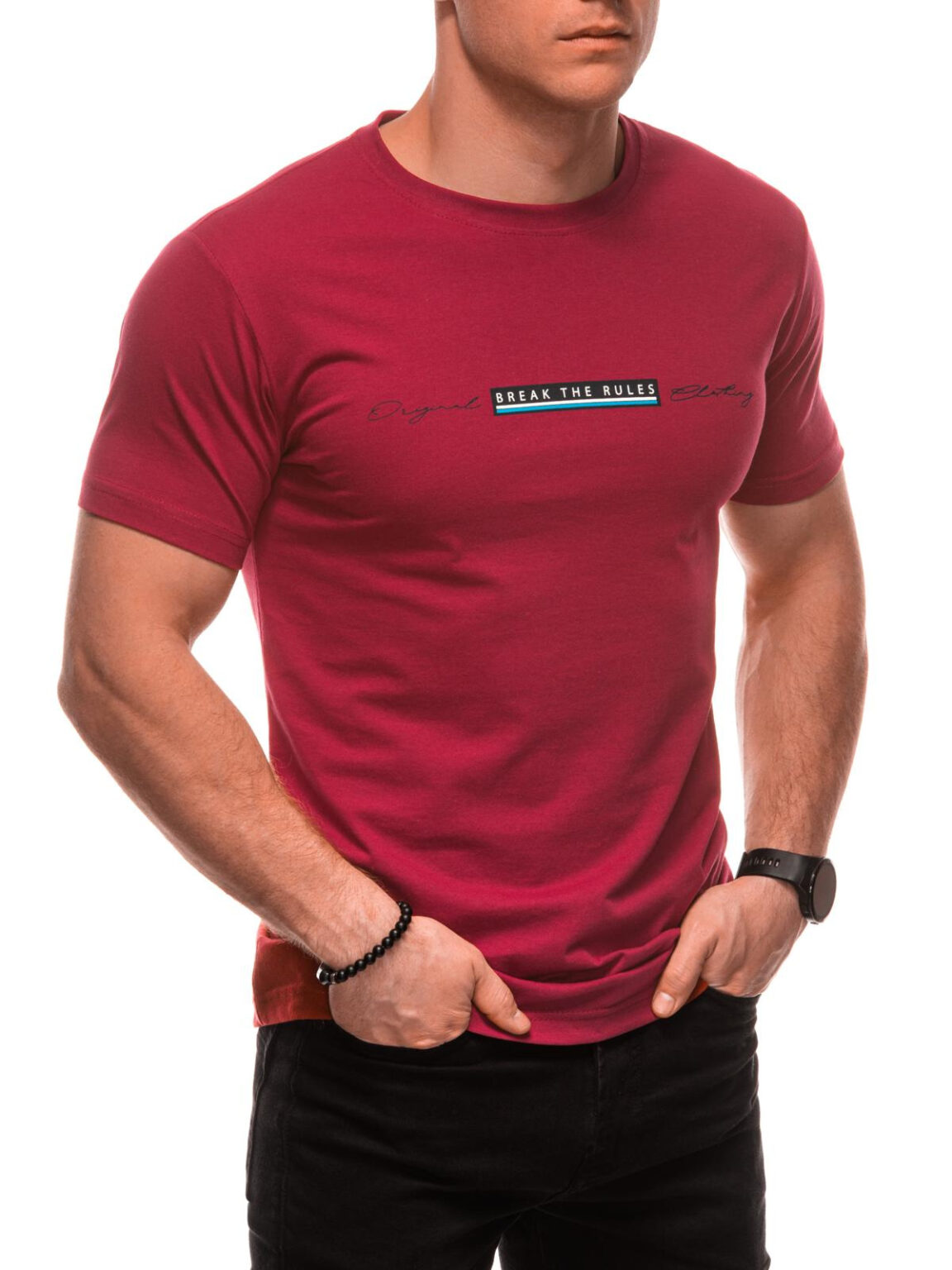 Edoti Men's printed t-shirt
