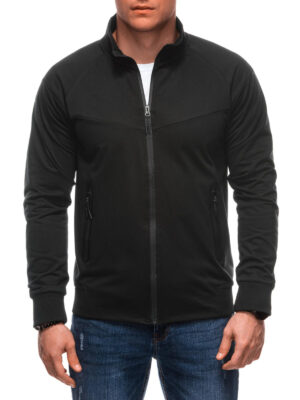 Edoti Men's unbuttoned sweatshirt