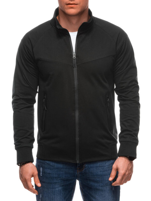 Edoti Men's unbuttoned sweatshirt