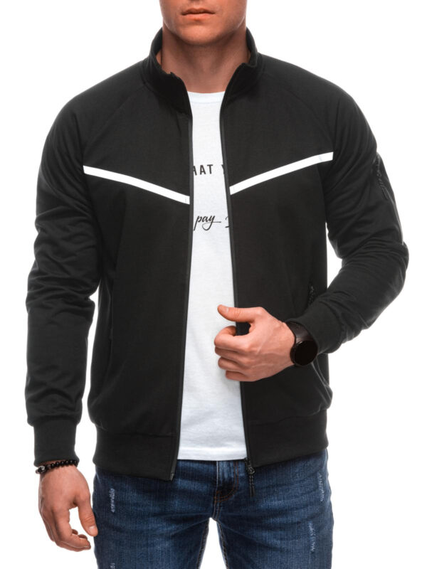 Edoti Men's unbuttoned sweatshirt