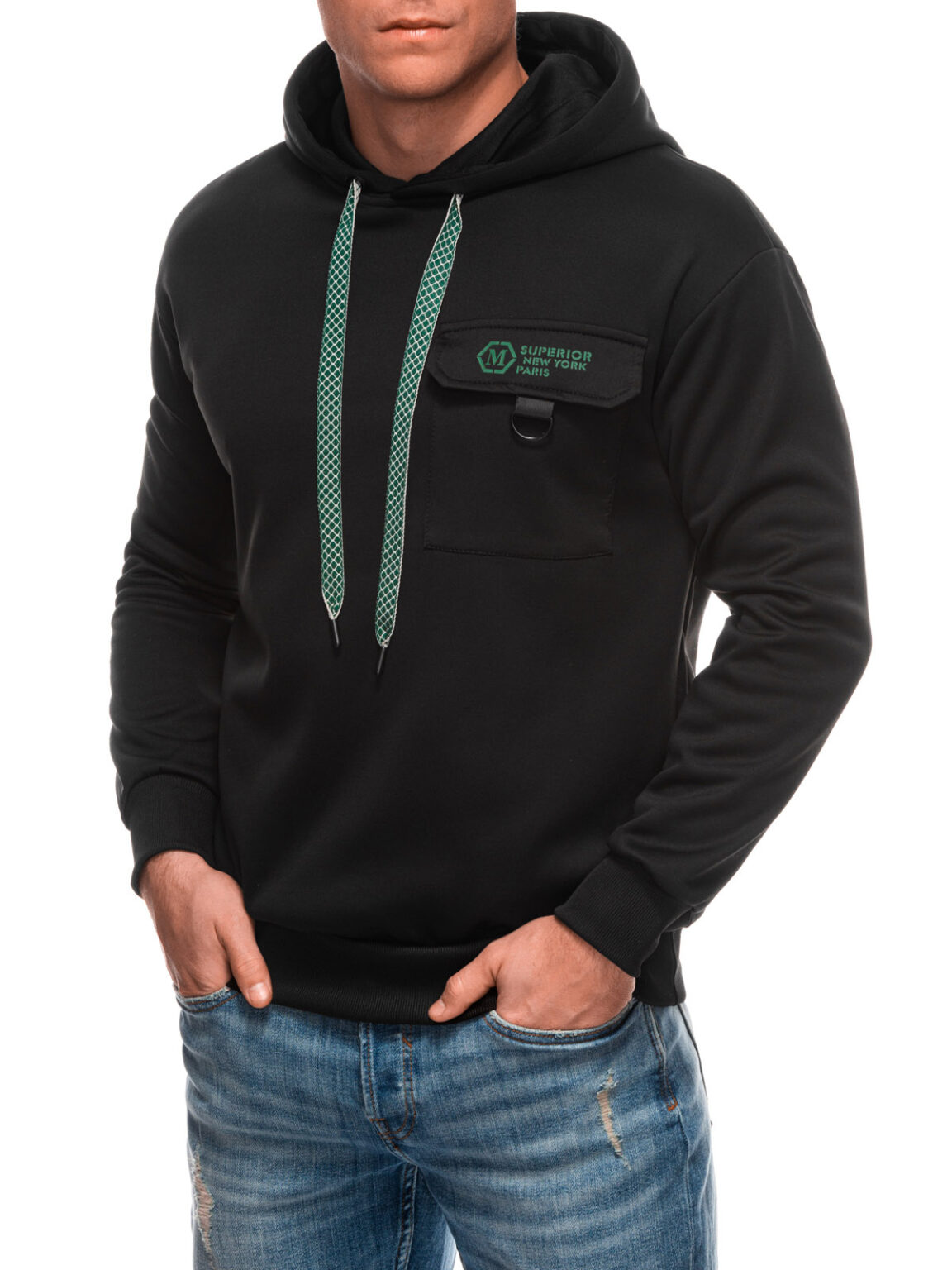Edoti Men's zip-up sweatshirt