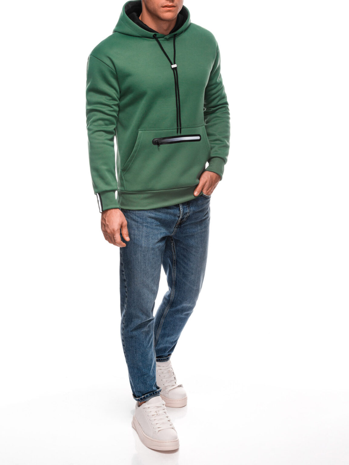 Edoti Men's zip-up sweatshirt