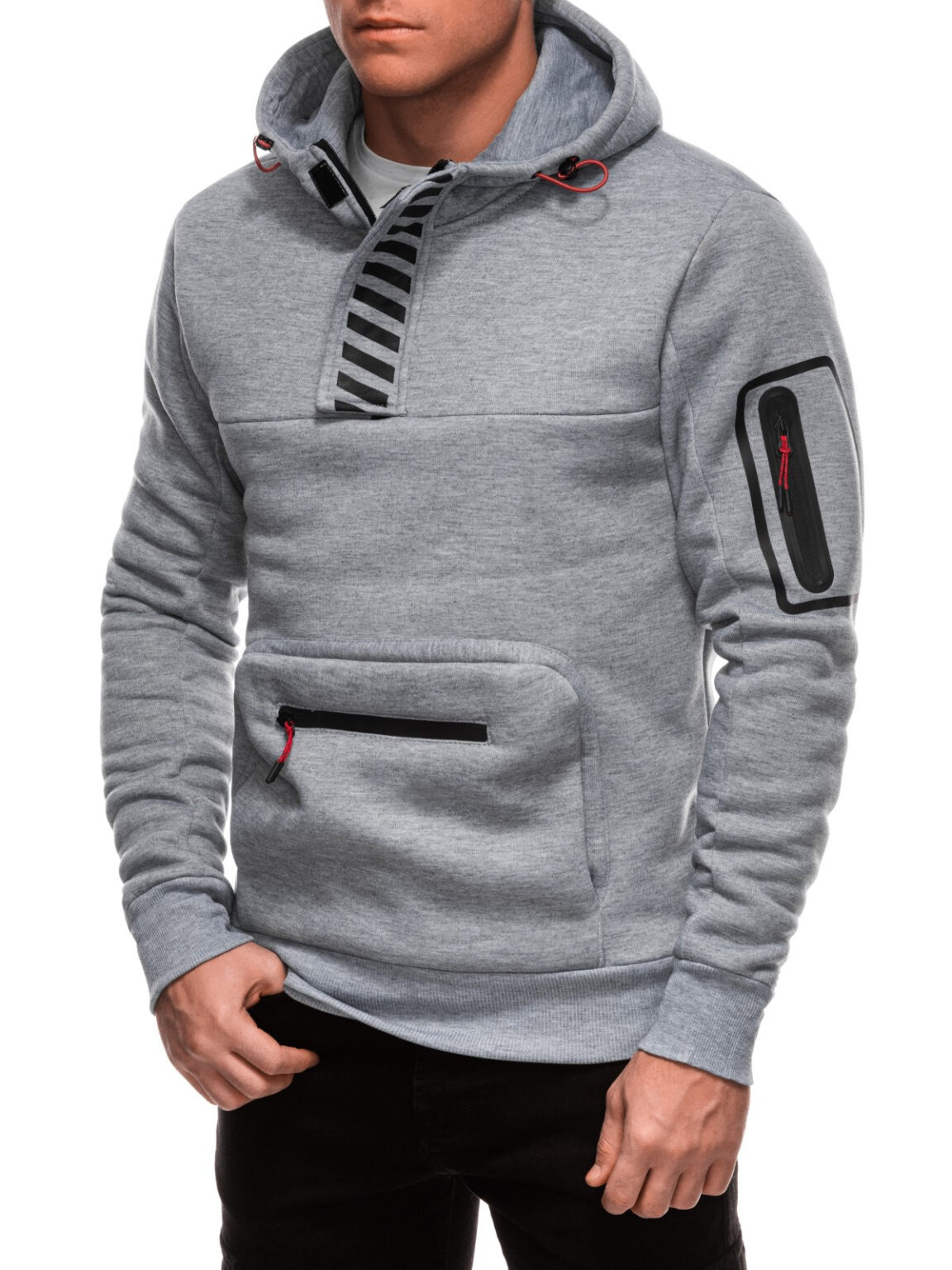 Edoti Men's zip-up sweatshirt
