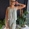 Edoti Petticoat dress with ruffles