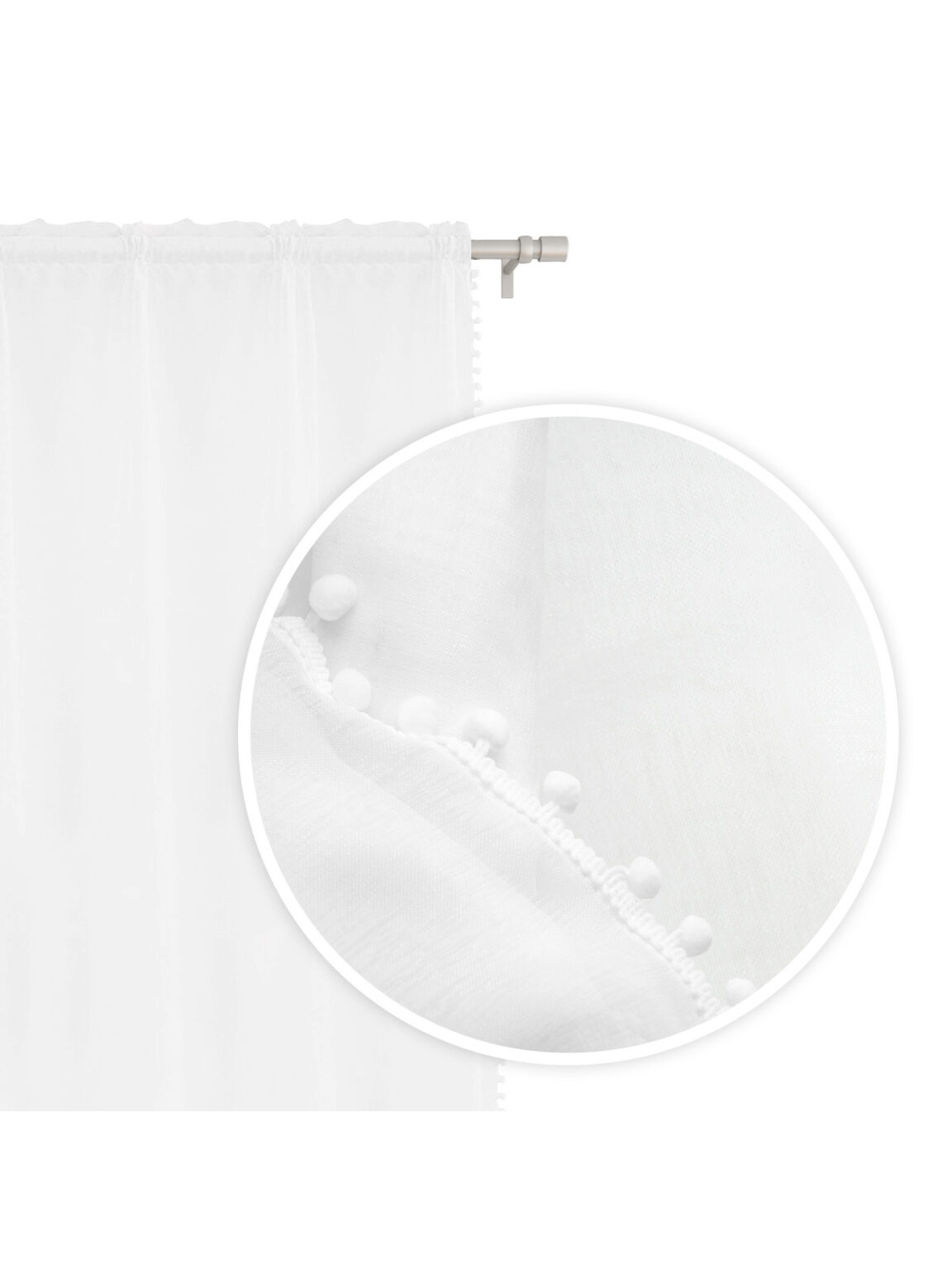 Edoti Pompoo curtain 140x250