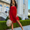 Edoti Short airy summer dress