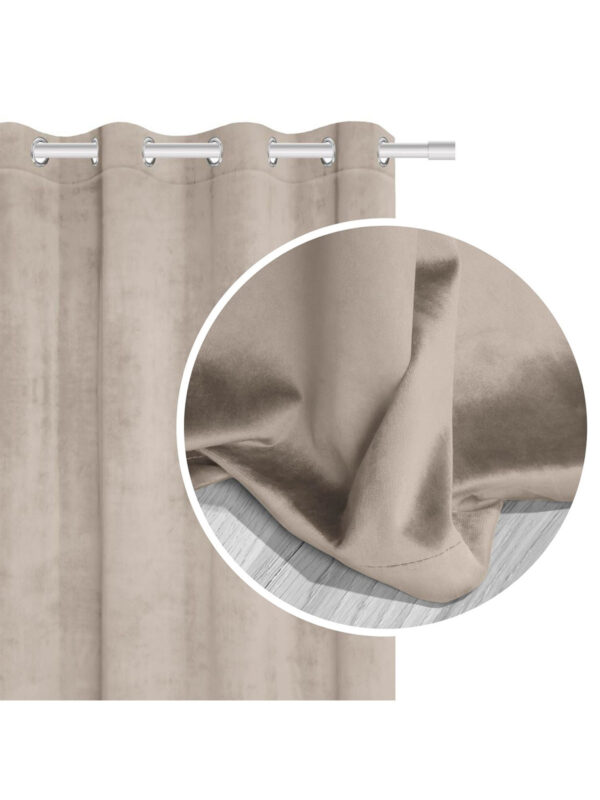Edoti Velor curtain Soft Velvet 140x250