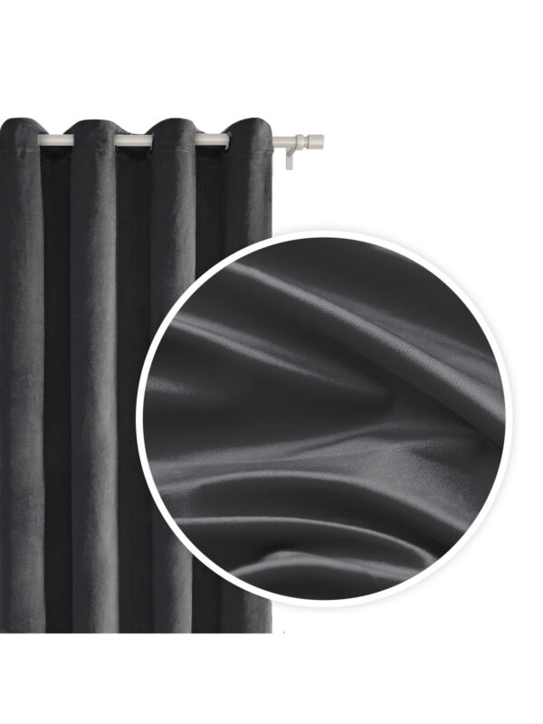 Edoti Velor curtain Velvet 140x250