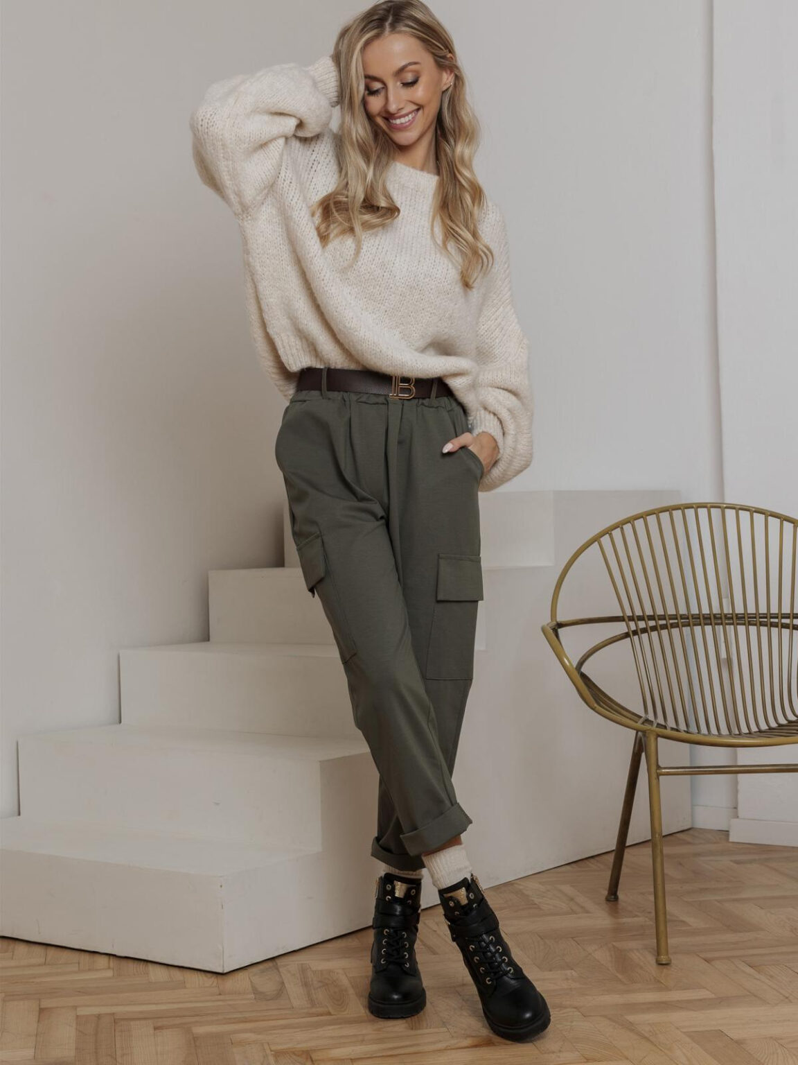 Edoti Women's cargo pants PL