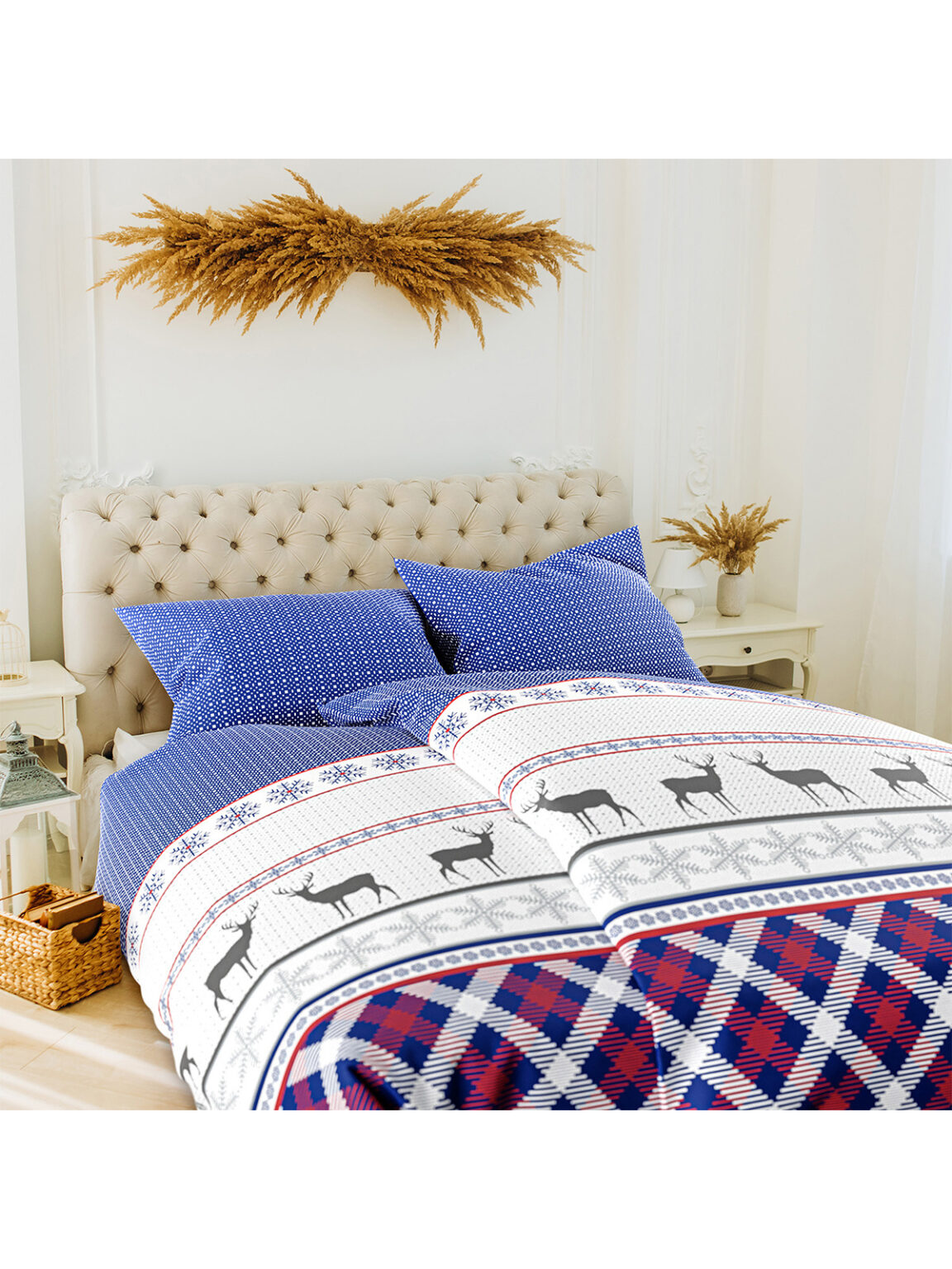 Edoti Xmass 2D flannel bedding