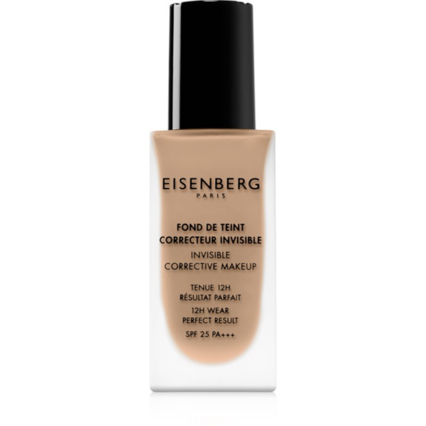 Eisenberg Le Maquillage Fond De Teint Correcteur Invisible természetes hatású alapozó SPF 25 árnyalat 04 Natural Hâlé / Natural Tan 30 ml-Eredeti