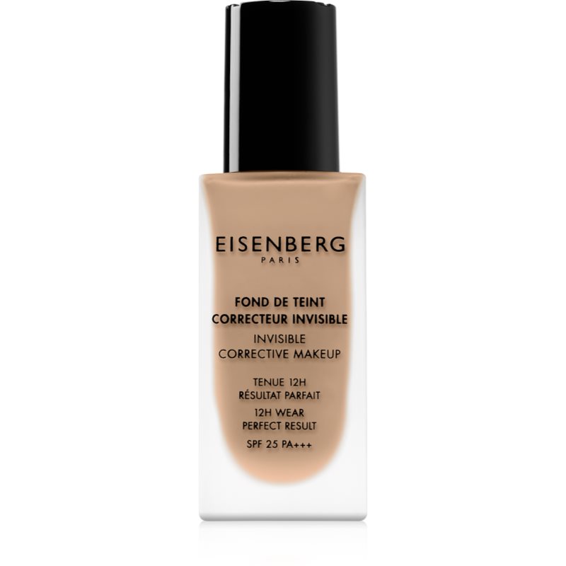 Eisenberg Le Maquillage Fond De Teint Correcteur Invisible természetes hatású alapozó SPF 25 árnyalat 04 Natural Hâlé / Natural Tan 30 ml-Eredeti