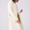 Ekri coat with pockets Blue Shadow