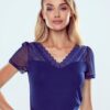 Eldar Woman's Blouse Elois Navy Blue