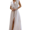 Elegant long dress tied in many ways Numoco