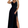 Elegant long maxi dress with straps Numoco