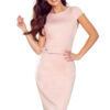 Elegant midi dress with Numoco belt