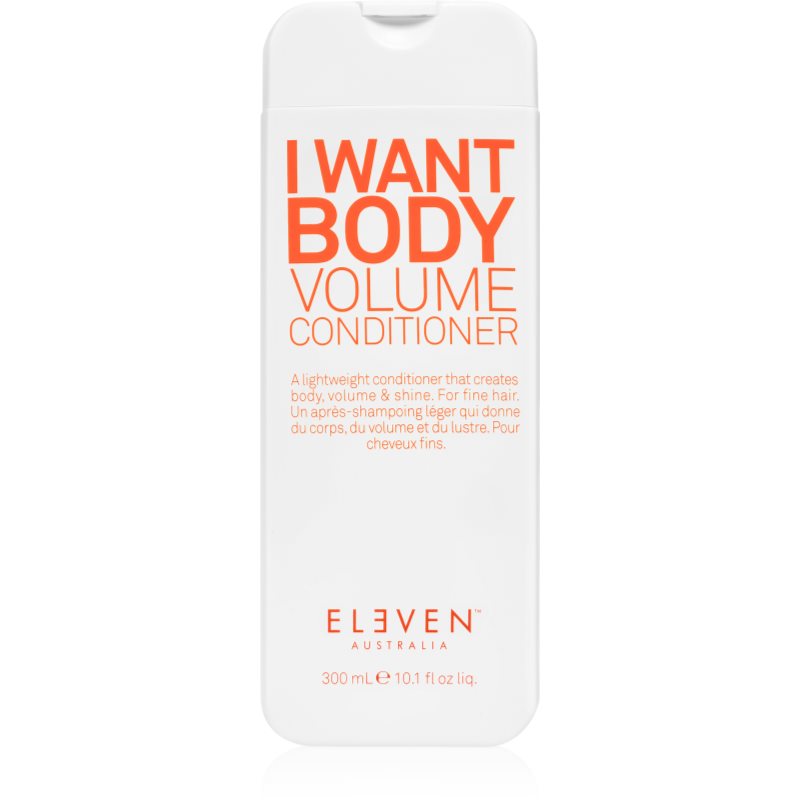 Eleven Australia I Want Body Volume Conditioner tömegnövelő kondicionáló gyenge szálú hajra 300 ml-Ár