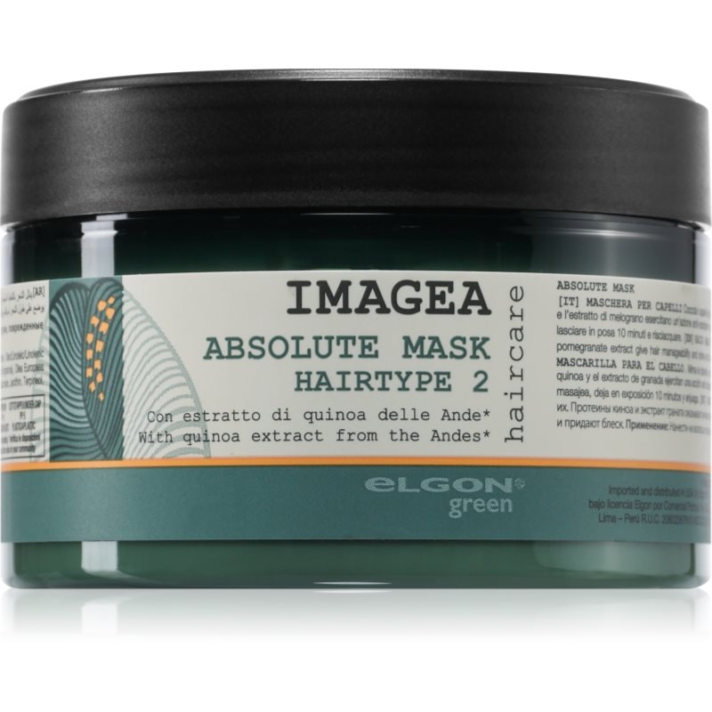 Elgon Green Imagea Absolute Mask maszk a károsult hajra 200 ml