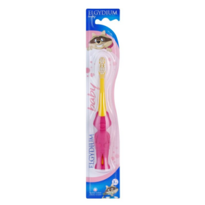 Elgydium Baby fogkefe gyermekeknek Yellow & Pink 1 db-Ár