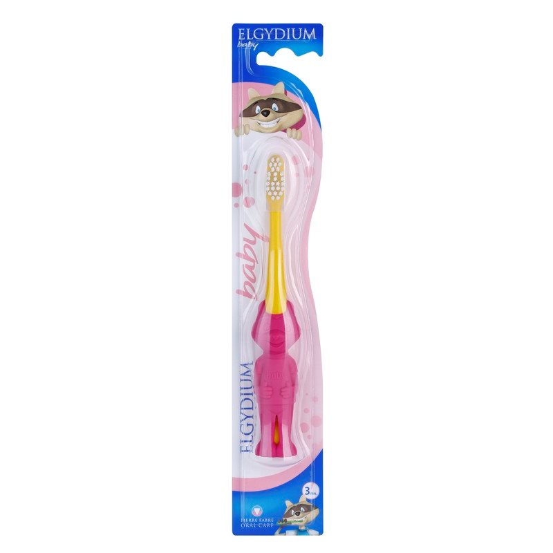 Elgydium Baby fogkefe gyermekeknek Yellow & Pink 1 db-Ár