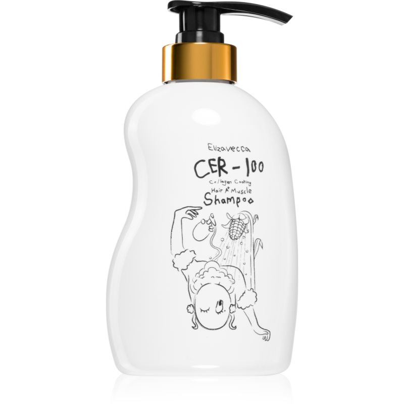 Elizavecca Cer-100 Collagen Coating Hair Muscle Shampoo mélyen tisztító sampon kollagénnel 500 ml-Ár