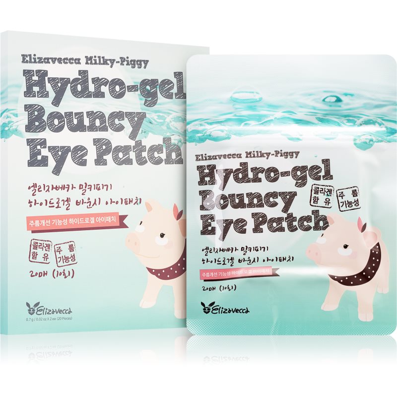 Elizavecca Milky Piggy Hydro-gel Bouncy Eye Patch regeneráló és hidratáló maszk a szem köré 20 db-Ár
