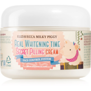 Elizavecca Milky Piggy Real Whitening Time Secret Pilling Cream hidratáló-puhító krém peeling hatással 100 ml-Ár