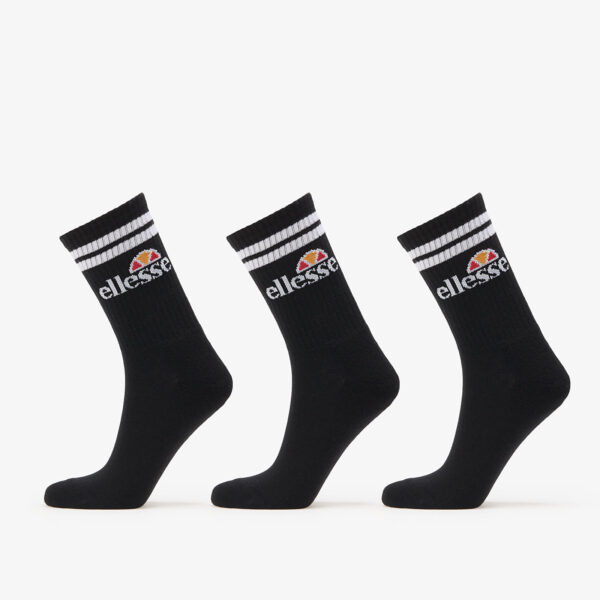 Ellesse Pullo 3-Pack Socks Black M-alacsony-ár