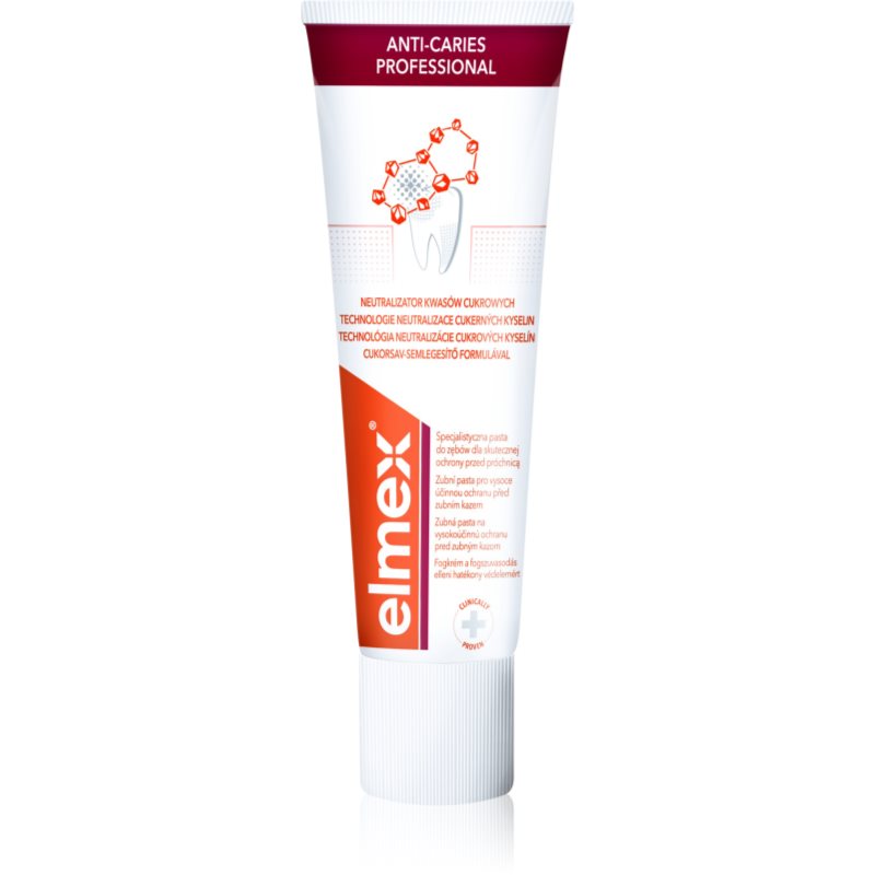 Elmex Anti-Caries Professional fogkrém  fogszuvasodás ellen 75 ml-Eredeti