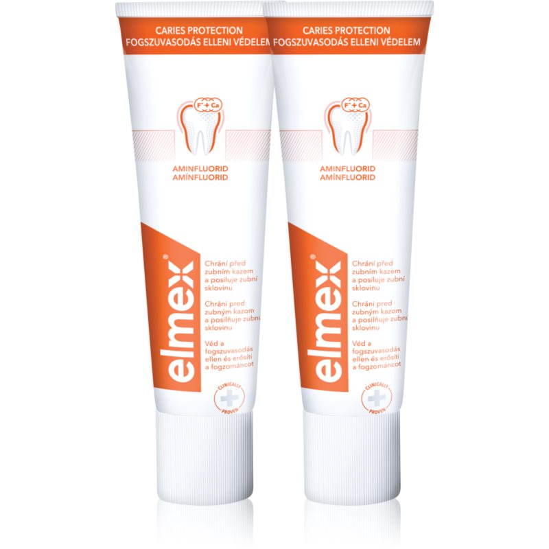 Elmex Caries Protection fogkrém fogszuvasodás ellen fluoriddal 2x75 ml-Ár