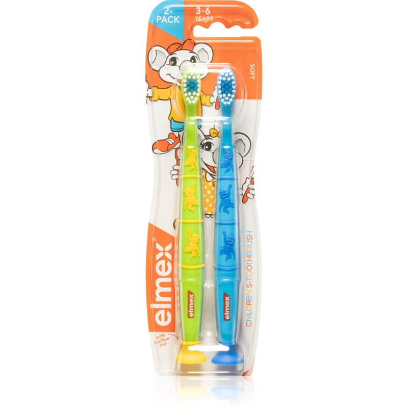 Elmex Children's Toothbrush fogkefe gyermekeknek gyenge 3-6 years 2 db-Ár