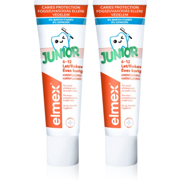 Elmex Junior 6-12 Years fogkrém gyermekeknek 2 x 75 ml-Eredeti