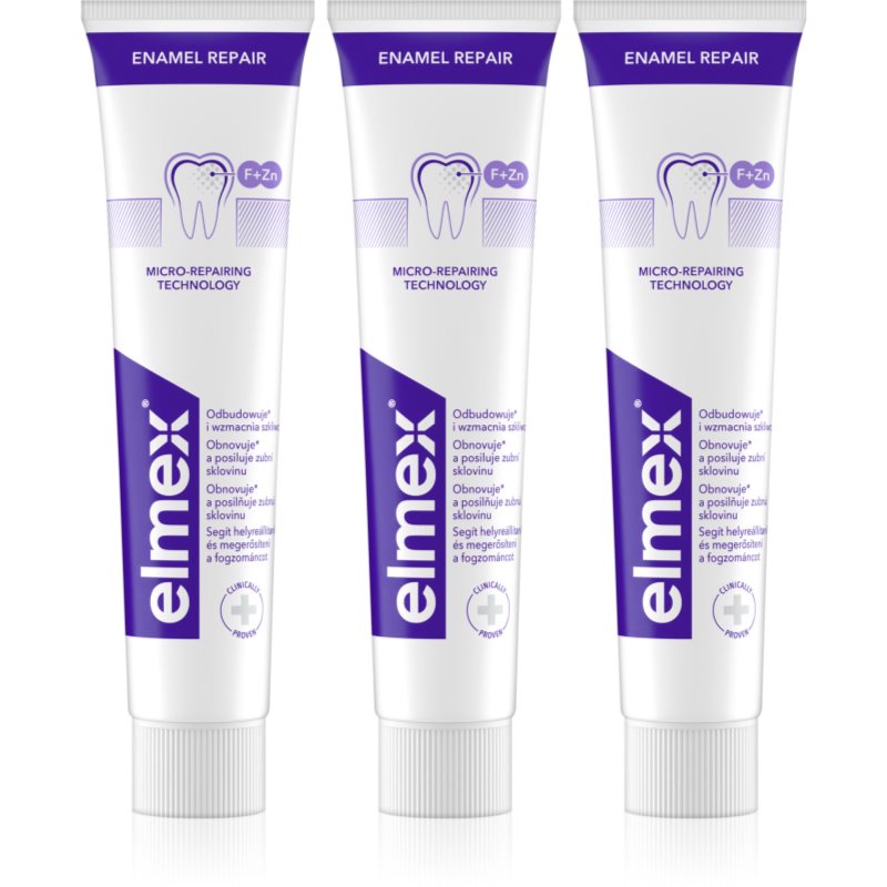 Elmex Repair Enamel Repair fogkrém 3x75 ml-Ár
