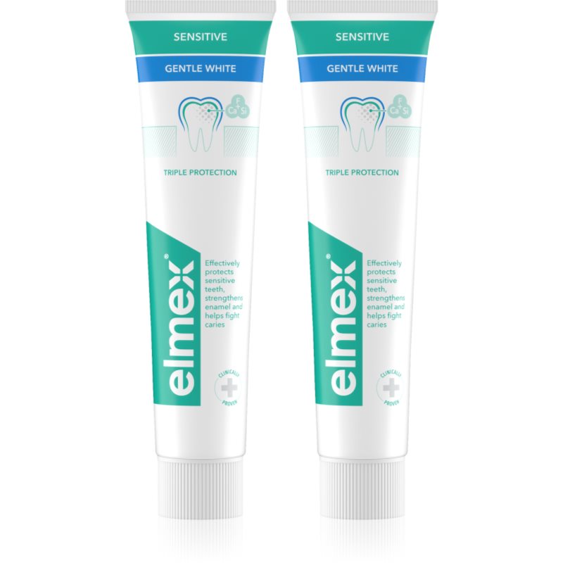 Elmex Sensitive Whitening fogkrém természetesen fehér fogakra 2x75 ml-Eredeti