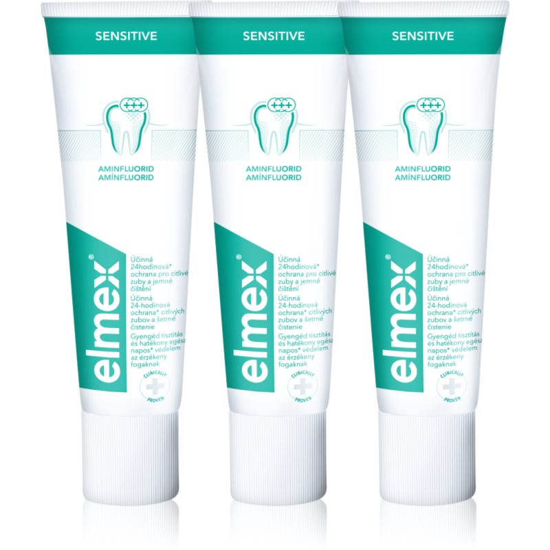 Elmex Sensitive paszta érzékeny fogakra 3x75 ml-Eredeti