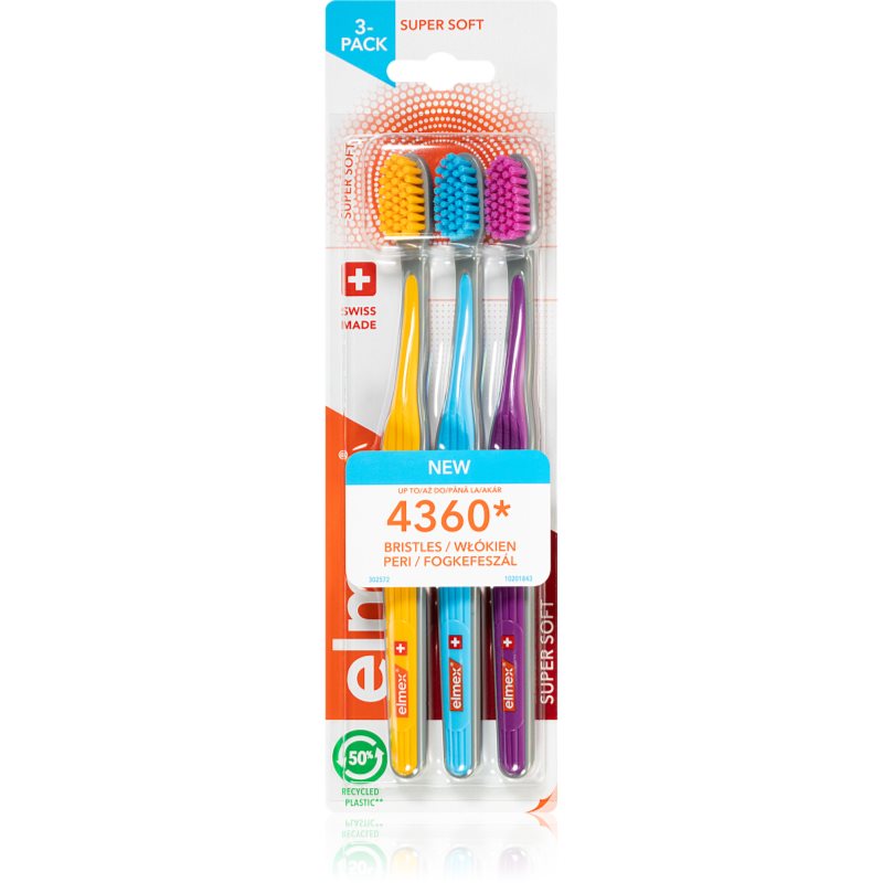 Elmex Super Soft 4360 fogkefe Super soft 3 db-Ár
