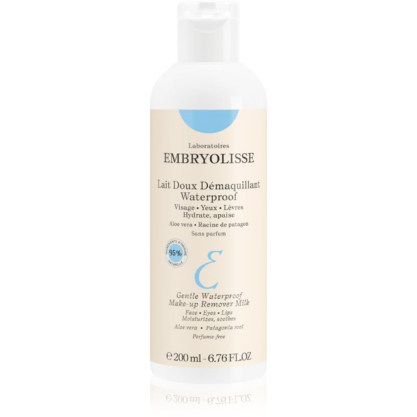 Embryolisse LAIT DOUX DÉMAQUILLANT WATERPROOF hidratáló sminklemosó tej minden bőrtípusra 200 ml-Ár