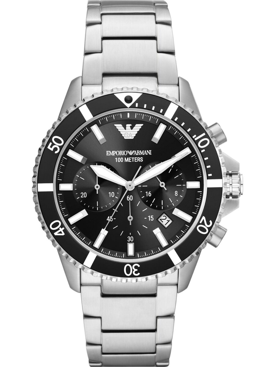 Emporio Armani Analóg órák  fekete / ezüst-hu