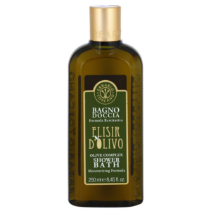 Erbario Toscano Elisir D'Olivo tusoló- és fürdőgél hidratáló hatással 250 ml-Eredeti