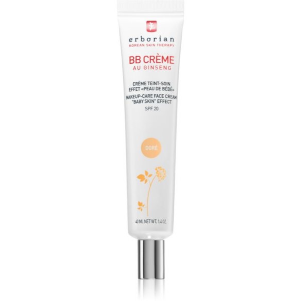 Erborian BB Cream tonizáló krém a bőr tökéletes külalakjáért SPF 20 nagy csomagolás árnyalat Doré 40 ml-Eredeti
