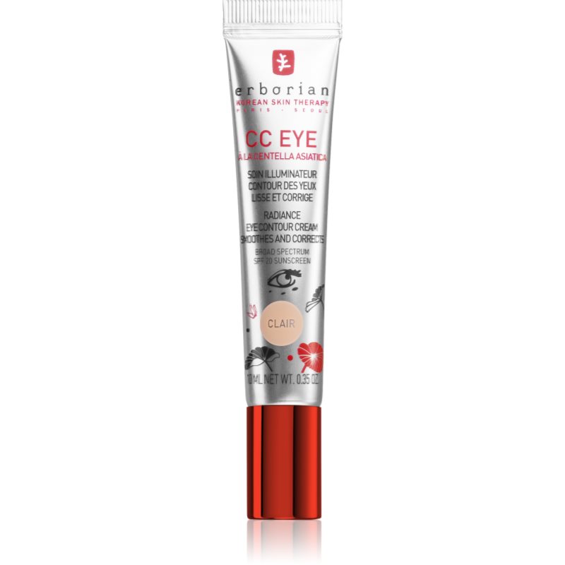 Erborian CC Eye tonizáló szemkörnyéki krém fiatalító hatással SPF 20 árnyalat Claire 10 ml-Ár